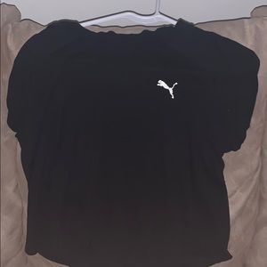 cropped puma shirt